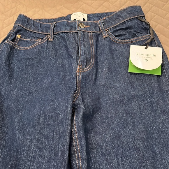kate spade X Target Women's High-Rise Straight Leg Wide Cuff Jeans/NWT/6 - Picture 8 of 16